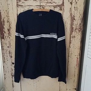 Men's Nautica black pullover sweater L